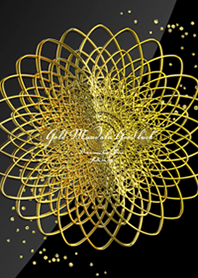 着替えを変えて幸運になるGOLD BLACK曼荼羅