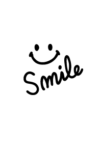 Smile Background White Line Theme Line Store