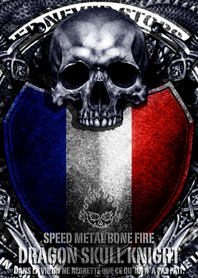 Dragon skull knight 7 Flag of France