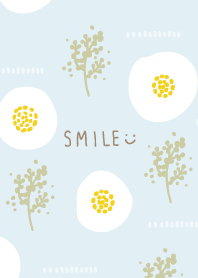 round flower and mimosa21 from Japan