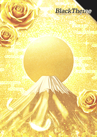 Strongest Luck  Mt. Fuji & Gold Rose (BK