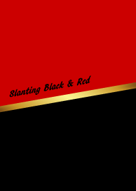 Slanting Black & Red