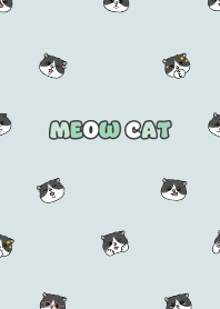 neko head8 - light green