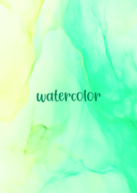 Pastel watercolor-GREEN 38