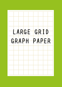 LARGE BEIGE GRID GRAPH PAPER/LEAF GREEN
