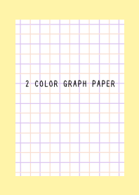 2 COLOR GRAPH PAPER/PINK&PUR/LIGHT YEL