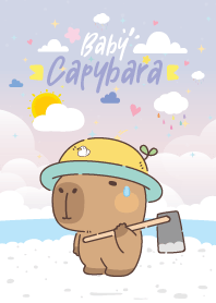 Capybara Baby - Cute Cloud