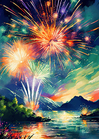 Beautiful Fireworks Theme#171