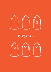 cute transparent balloon(orange)