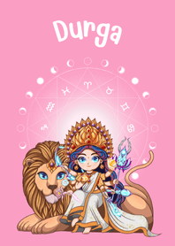 พระแม่ทุรคา. เทพีแห่งพลังอำนาจ.