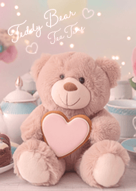 babypink Teddy bear tea time 09_2