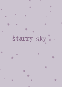 starry sky_lavender beige