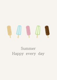 Summer delicious popsicle