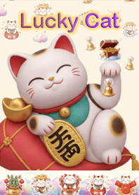 แมวนำโชค นอนกวัก