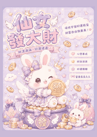 仙女發大財 兔子 夢幻顯化財富