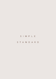 simple standard - pink beige #A.