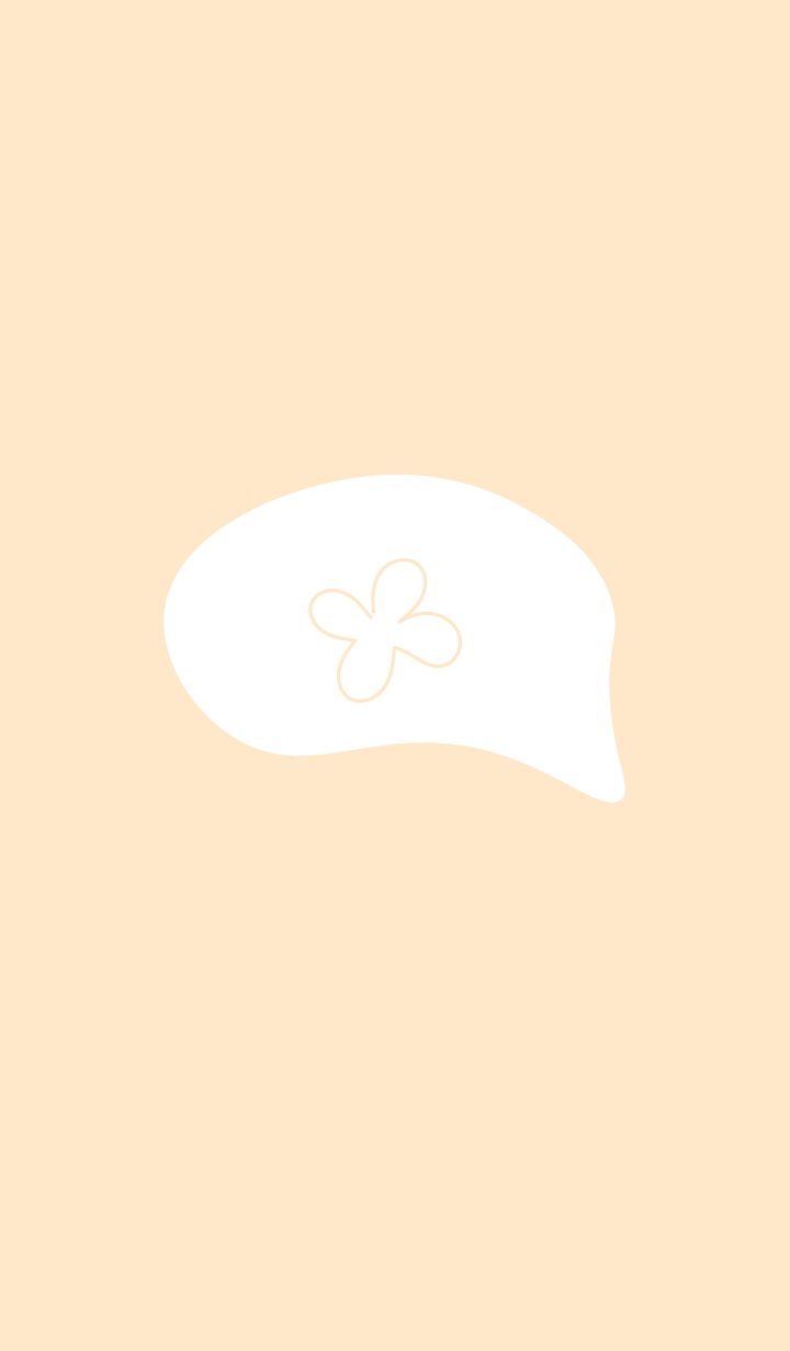 flower draw simple(beige2)