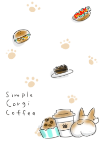 ง่าย Corgi กาแฟ