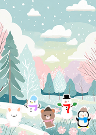 Kawaii scandinavian style(Winter-554)