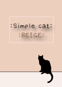 =SIMPLE CAT BEIGE=