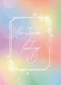 Rainbow frame #watercolor touch (F)