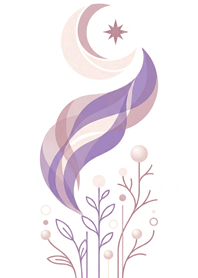 Moon and Stars|Purple Aurora Healing#4