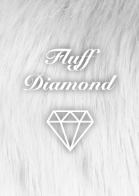 Fluff Diamond- Light gray