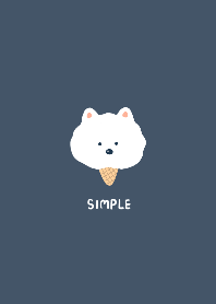 Samoyed ice cream 2