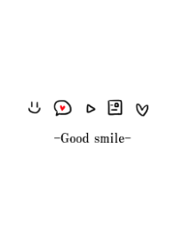 Simple icon good smile