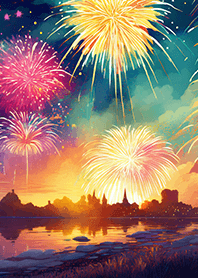 Beautiful Fireworks Theme#405