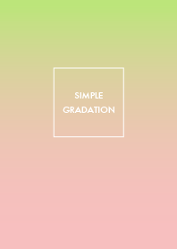 Simple Gradation #02 Sakura Pink Green