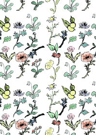 Simple flower fabric !