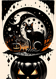 halloween cat 7ecC74