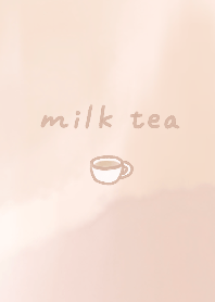 Watercolor milk tea