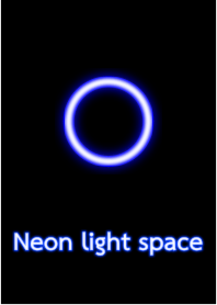 Neon light space