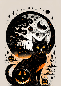 halloween cat 4B57d3