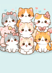 Kittens' Pastel Party