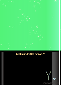 Makeup initial Green Y.