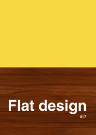 Simple design of wood and yellow