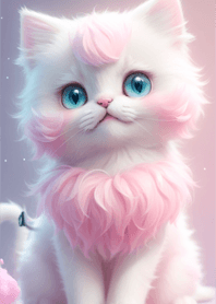 น้องแมวสีชมพู
