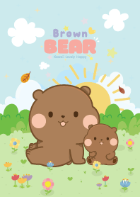 Brown Bears Garden Galaxy Lovely