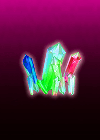 Winter Crystal Ruby Pink