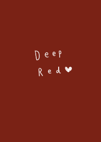 Deep red and heart.