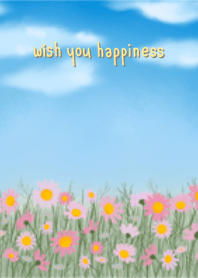 Morning flowers garden