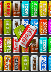 ソフトドリンクの缶（日本）