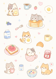Meow and Breakfast: Simple 1 (Pp)