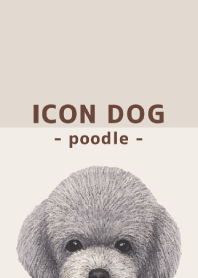 ICON DOG - toy poodle - BROWN/02
