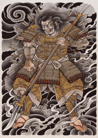 Benkei Musashibo Japanese Tattoo