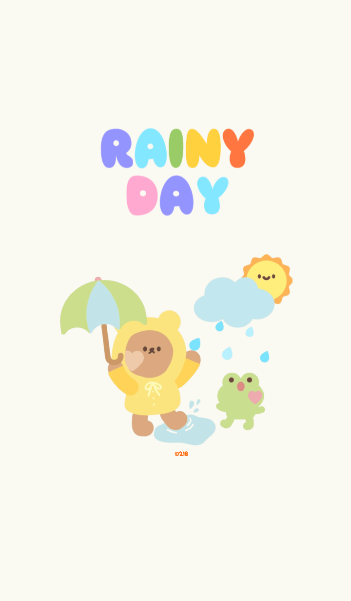 bearry cute - rainy day