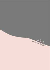 2-in-1/pink gray